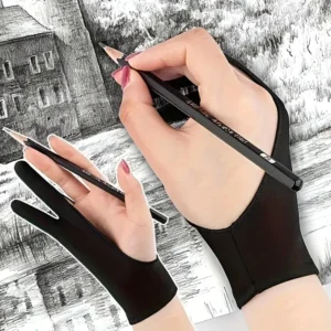 Artist's Two-Finger Drawing Sleeve - Anti-Fouling Hand Protector